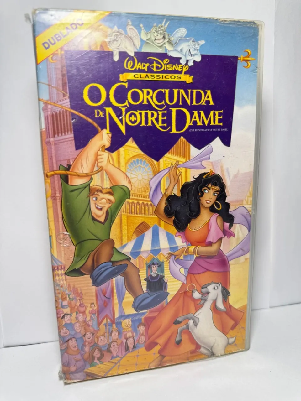 Fita VHS - O Corcunda de Notre Dame - Clássicos Disney