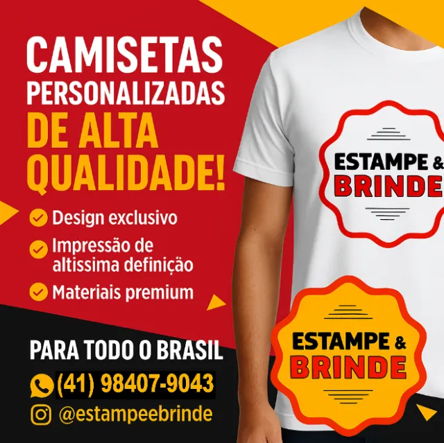 Camisetas Esportivas, para empresas, uniformes, igreja, campanhas, entre outros