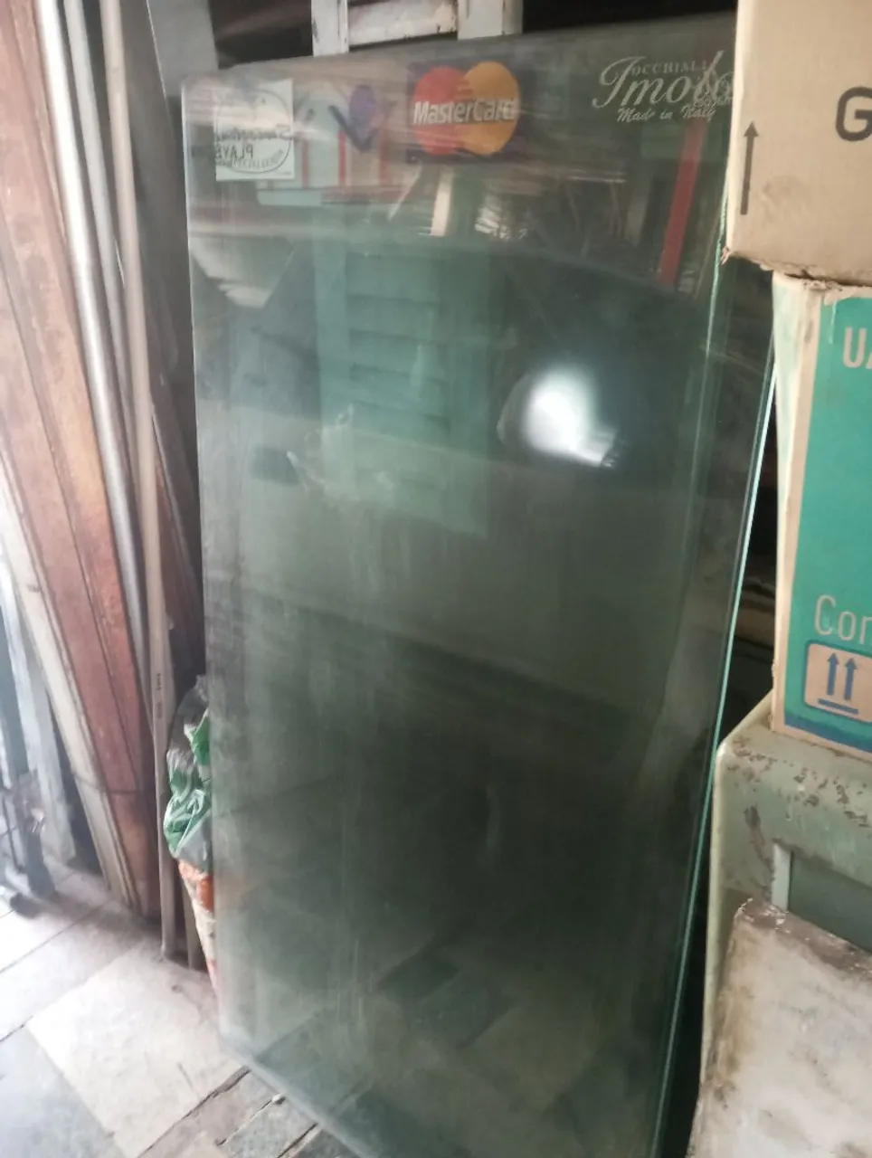 Vidro comum para vidraçaria 2mm na Medida 1.50X0.80