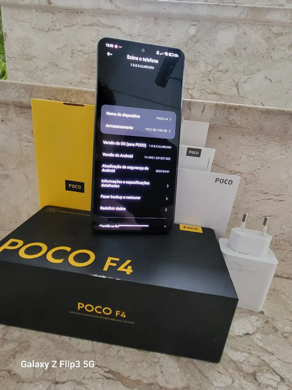 Celular poco f4 256gb em PERFEITO ESTADO