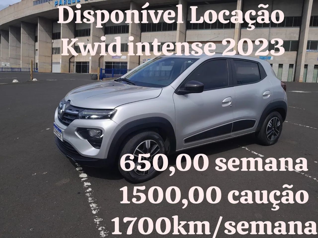 Renault Kwid Intense 2023 - Locação