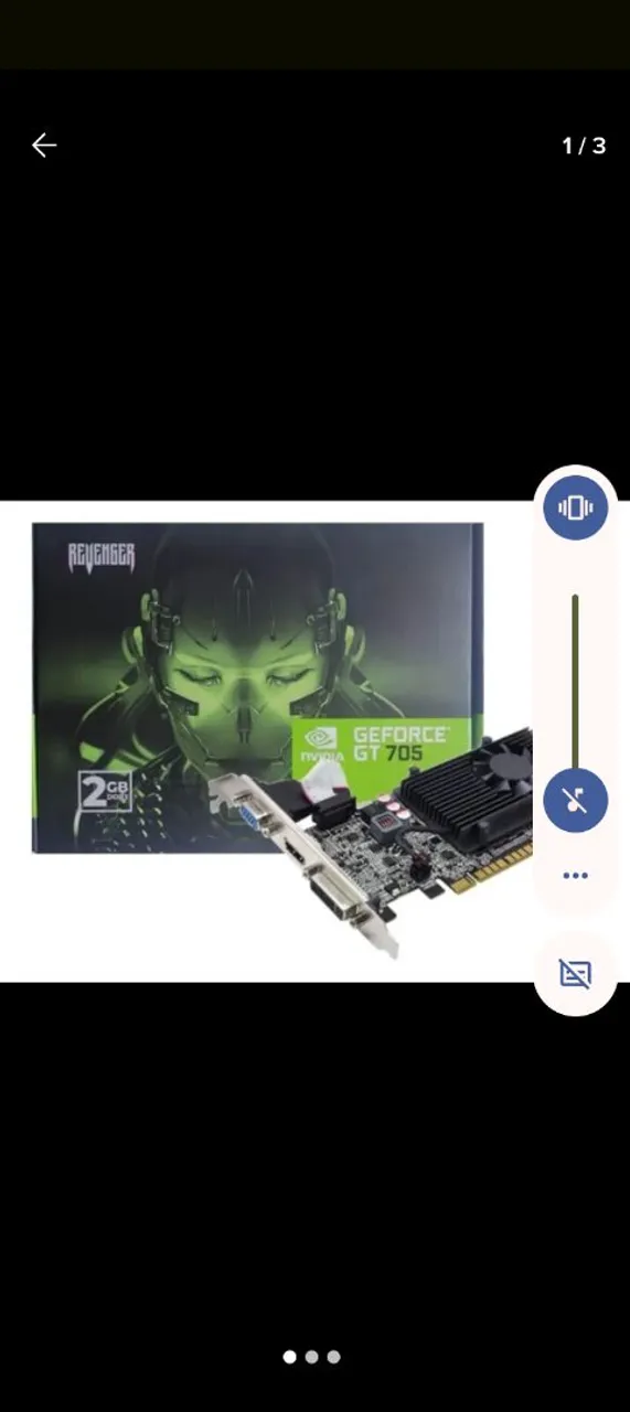 Placa de vídeo GeForce GT610 & GT 705 2GB