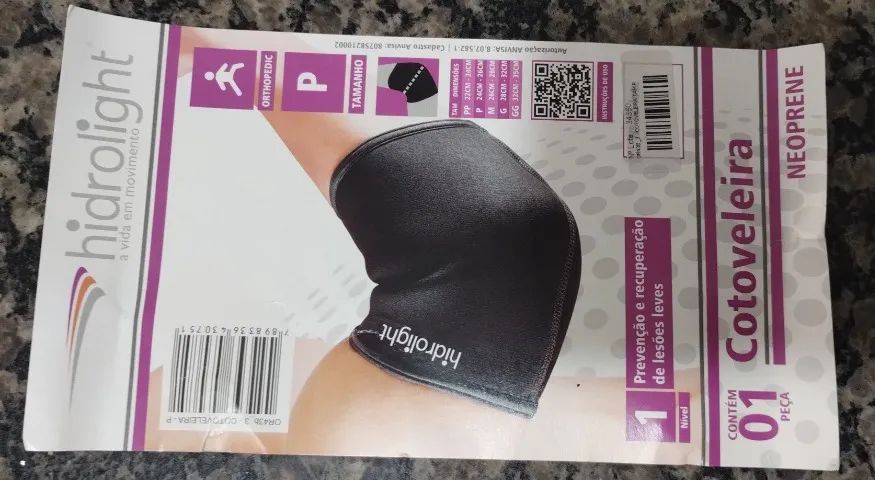 01 Unidade Cotoveleira Lisa Hidrolight Tamanho P - Proteção nos Esportes - Foto 2
