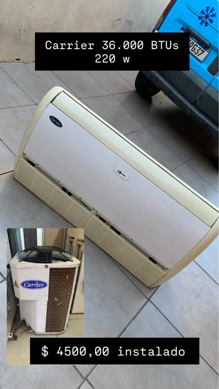 Ar Condicionado Carrier 36.000 BTUs Instalado