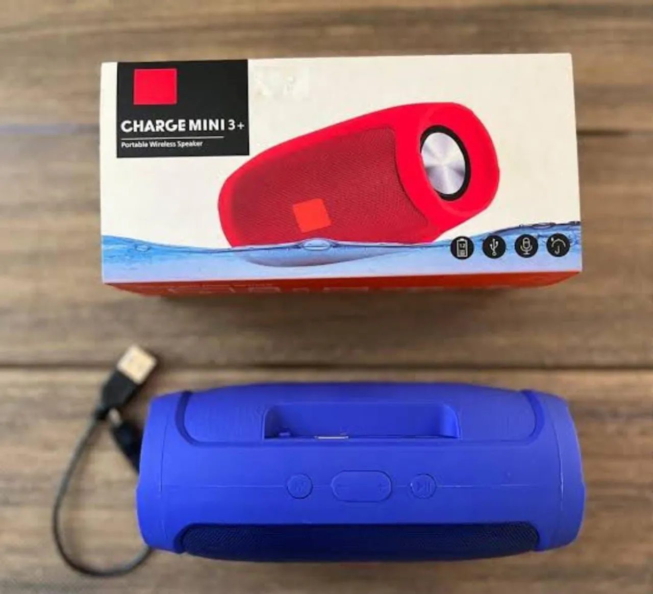 Caixa de Som Bluetooth Charge Mini 3+