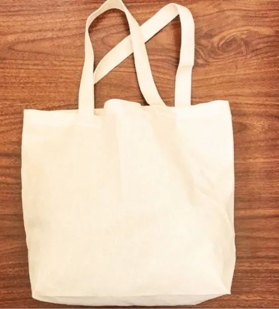 Kit com 7 Sacolas ecobag algodão crú. - Foto 3