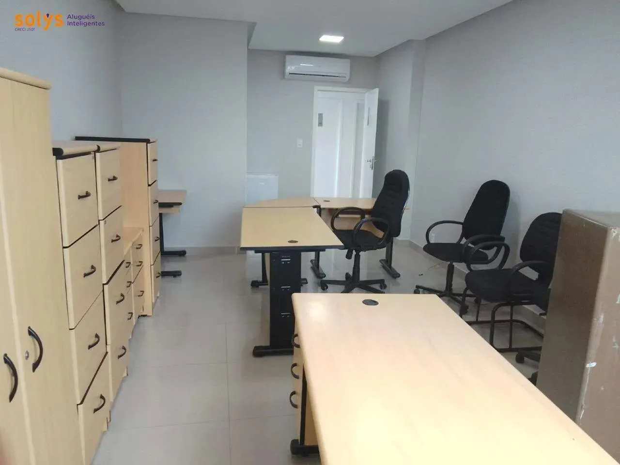 Sala mobiliada para locação!