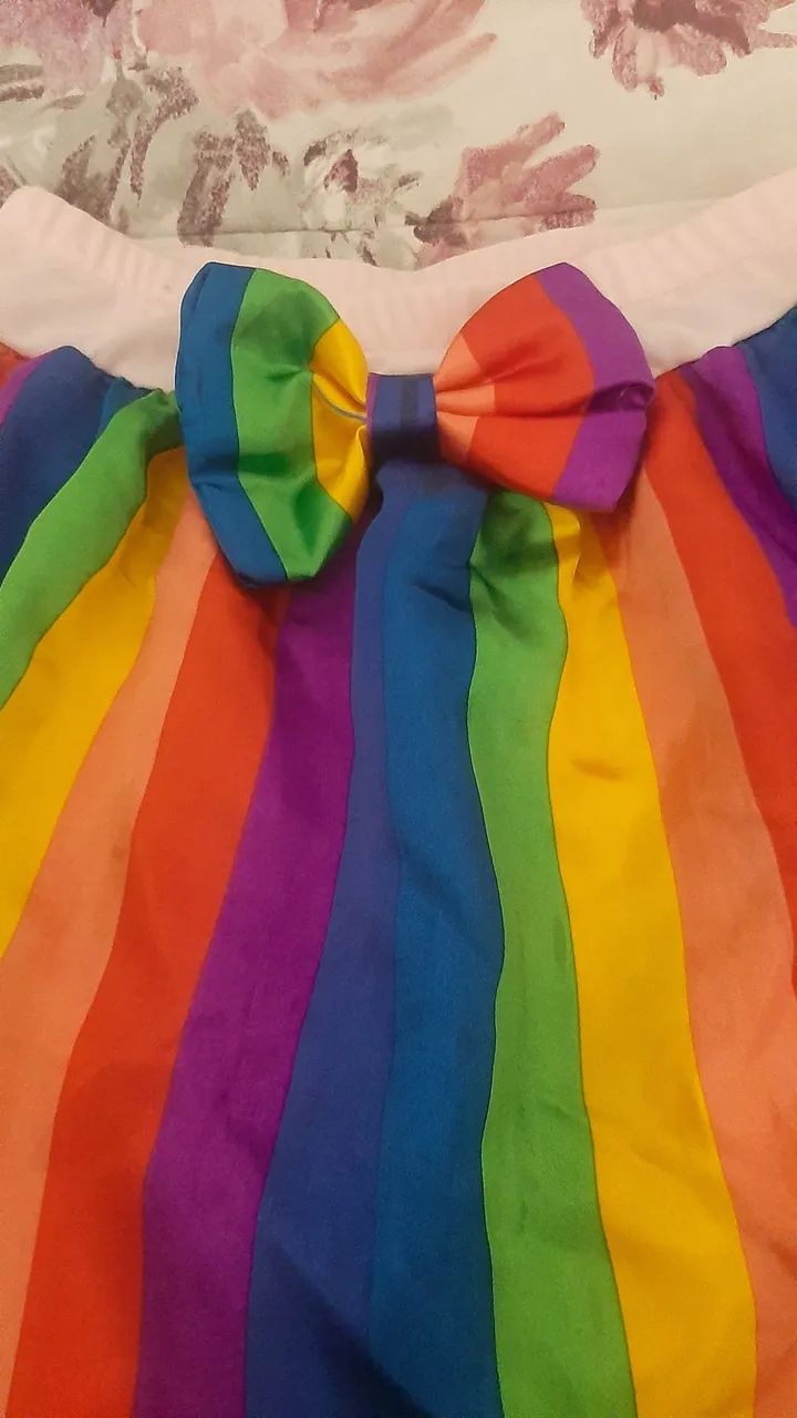 Saia colorida infantil - Foto 2