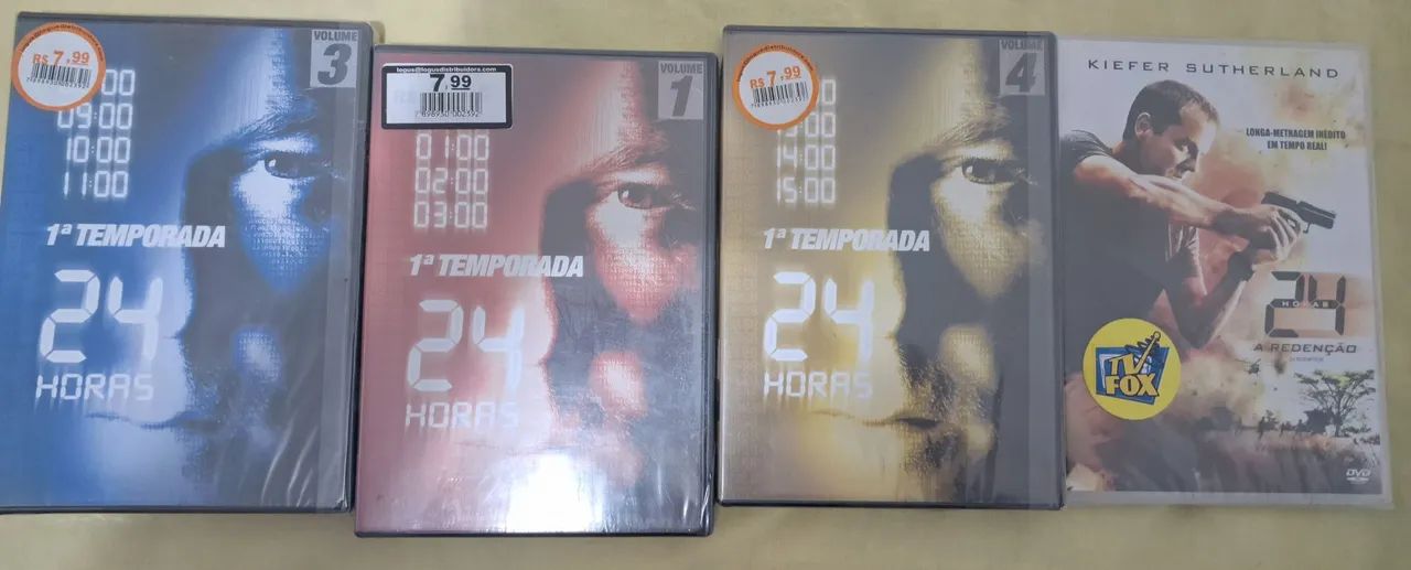 Coleção série 24Horas - 7ª Temporada, 1ª temporada incompleta e o filme - DVD  - Foto 4