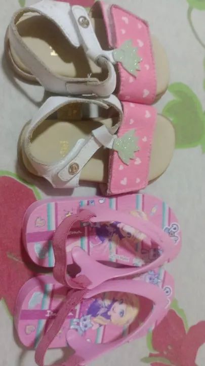 Sandálias e percatinha para Bebê - Tamanhos Variados - Foto 3