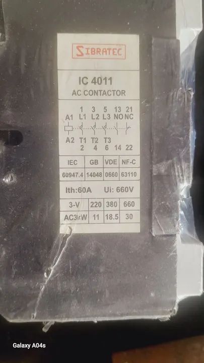 CONTACTORES Materiais Elétricos NOVOS  - Foto 3