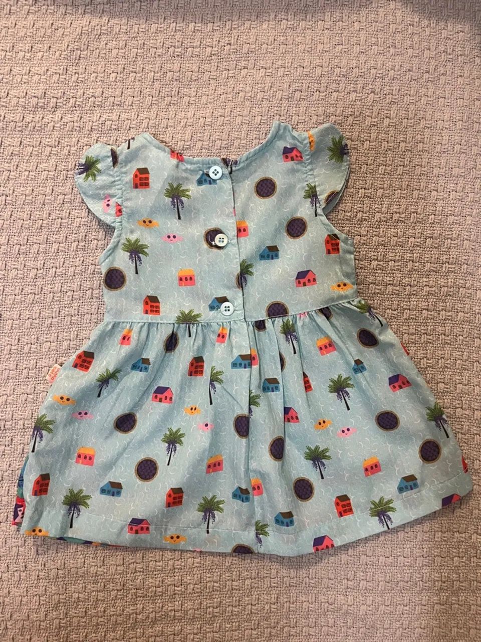 Vestido Infantil Alphabeto 8-12 meses - Foto 2
