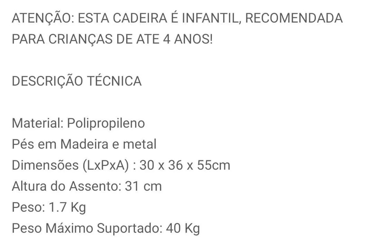 Cadeira Infantil Eames - Rosa - Foto 2