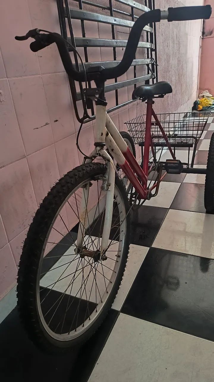 Triciclo com cesta aro 26 /20 - Foto 4