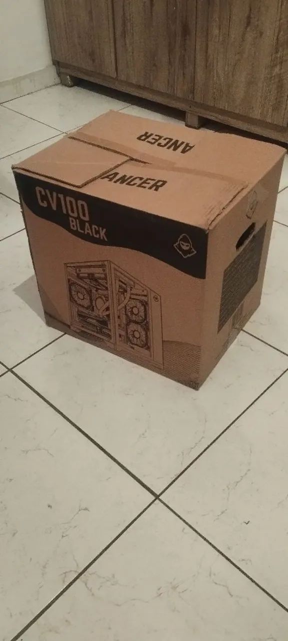 Gabinete Gamer mancer CV100 black - Foto 2