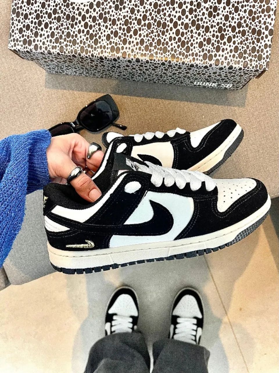 Nike Sb Dunk Low Preto Feminino - Foto 2