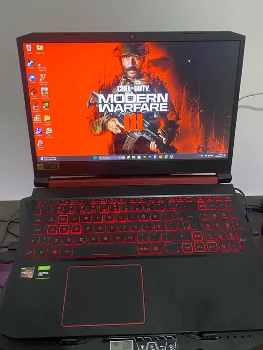 Notebook Gamer Acer nitro 5 16gn de ram 