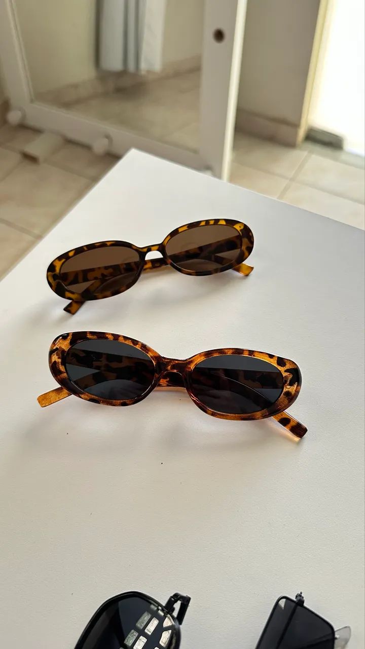 Óculos de sol lentes coloridas  - Foto 4