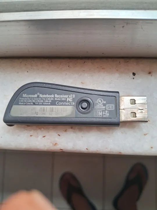 Receptor USB Microsoft, para  conectar Mouse, Teclado sem Fio