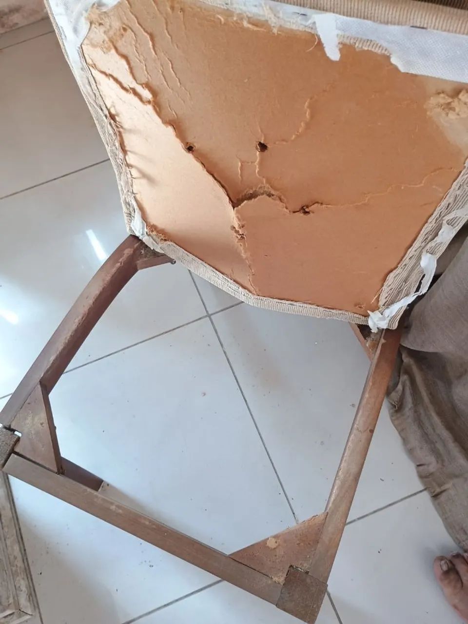 Cadeira de Jantar Estofada - Foto 5