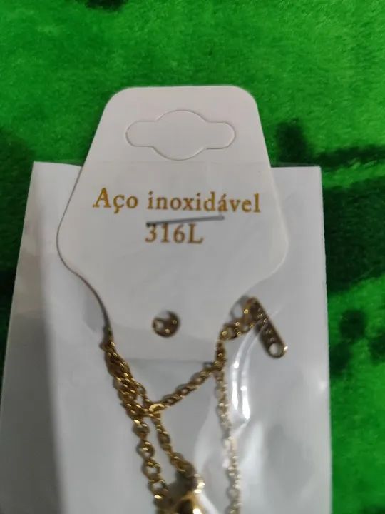 KIT RELÓGIO E CORDÃO . OS DOIS SÃO AÇO INOXIDÁVEIS . RELÓGIO À PROVA D'ÁGUA - Foto 2