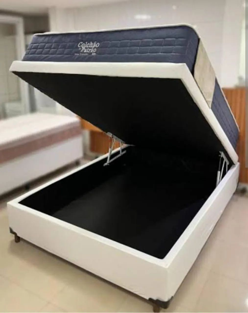 Base box baú casal Top!! Nova direito da Fábrica 