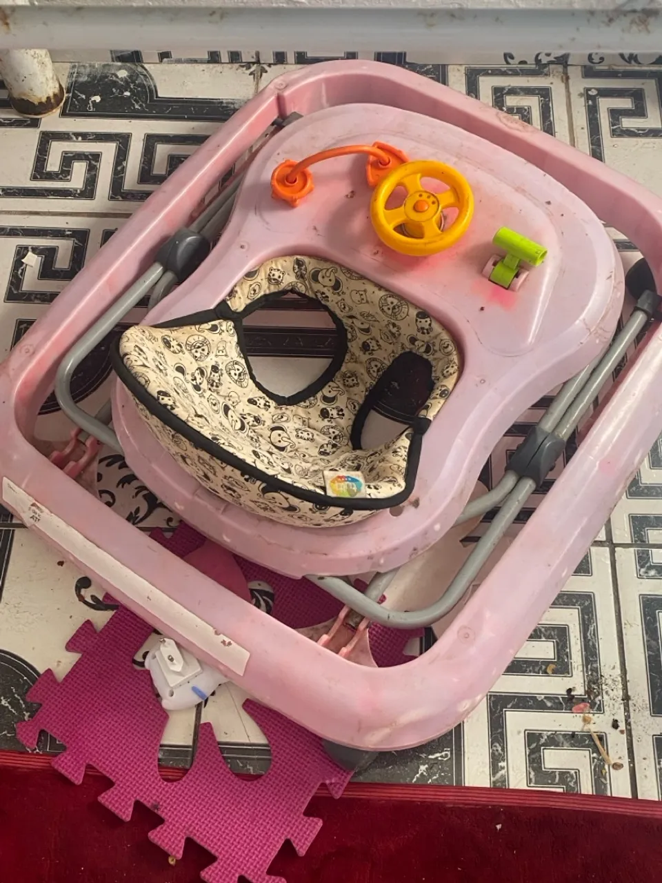 Andador Infantil Rosa
