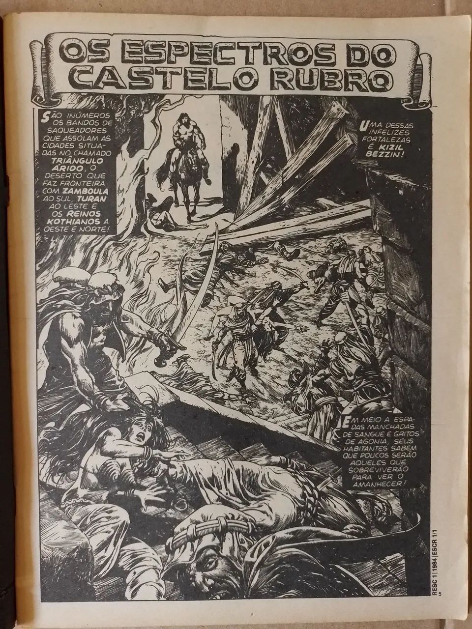 Revistas Conan número 1 Em Cores e Preto e Branco Kit  - Foto 3