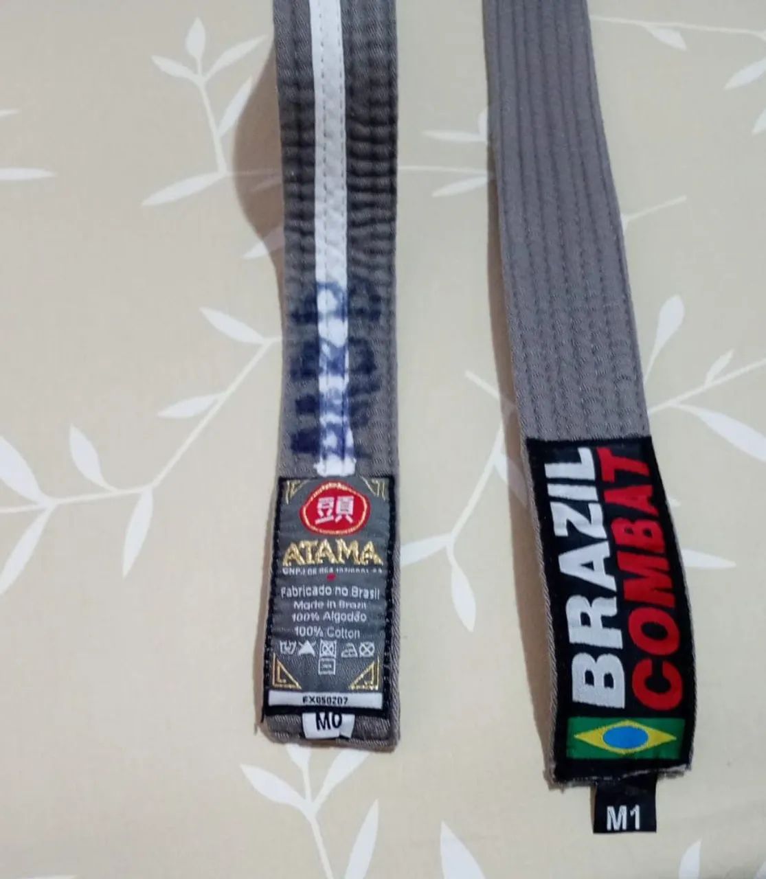 Faixa luta judô/ jiu-jitsu tamanho M0 e M1 