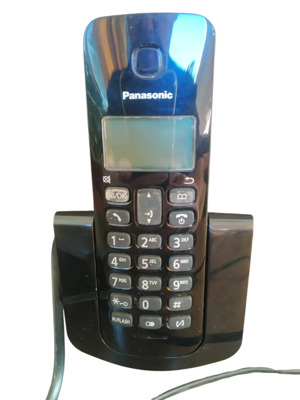 Telefone Panasonic Kx-tgb110 Sem Fio - Usado Preto