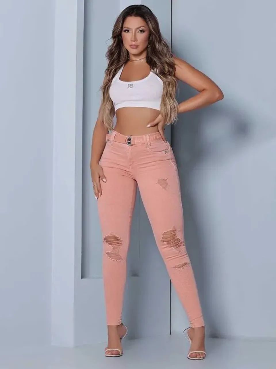 Calça Skinny Color Pit Bull jeans 