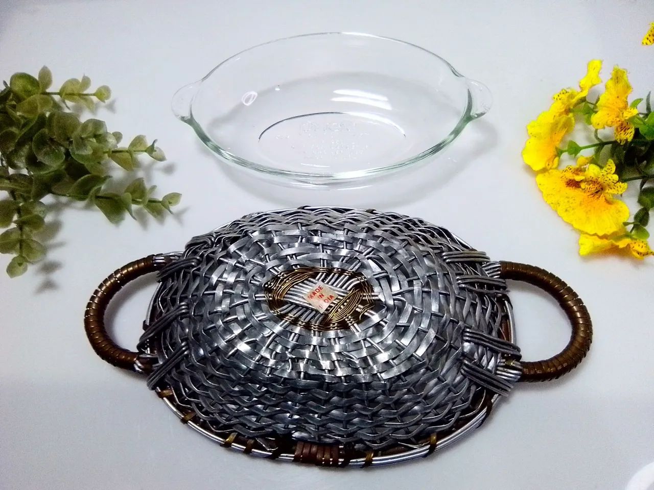 Antigo conjunto tigela e cesta - Pyrex  - Foto 4