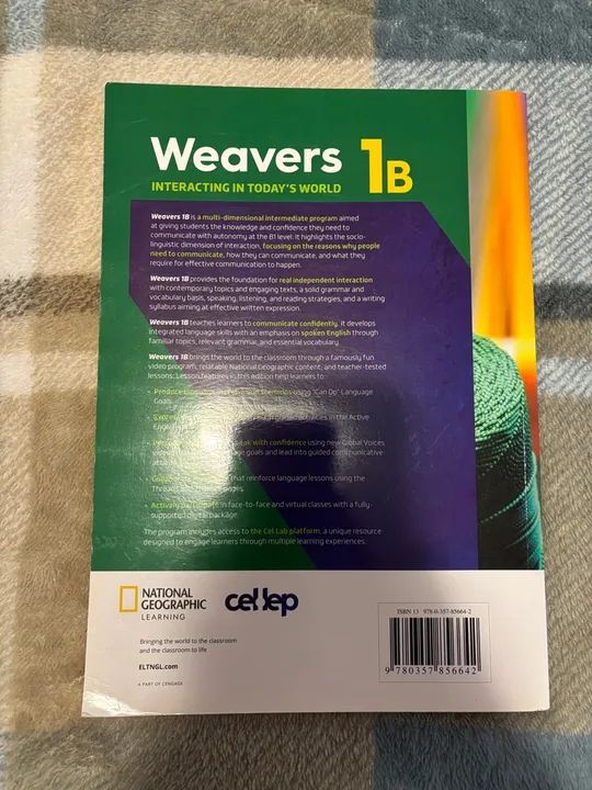 Livro Cel.Lep Weavers 1B - Nacional Geographic Learning - Foto 2
