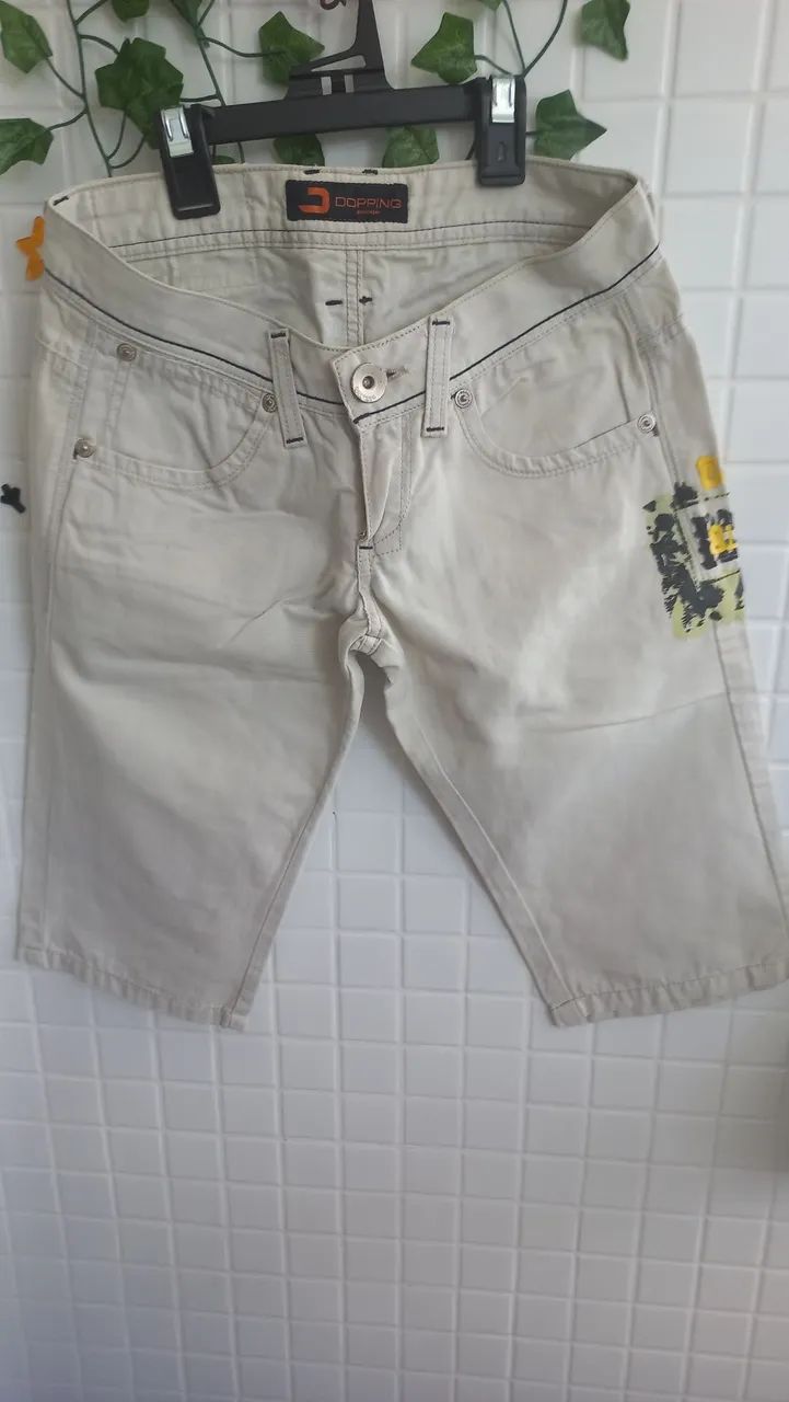 Bermuda ciclista Dopping Bege