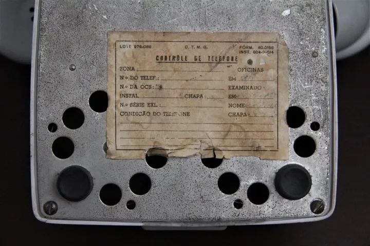 Telefone Ericson LM - CTB - Baquelite Rara Cor Gelo - Anos 30  - Foto 5