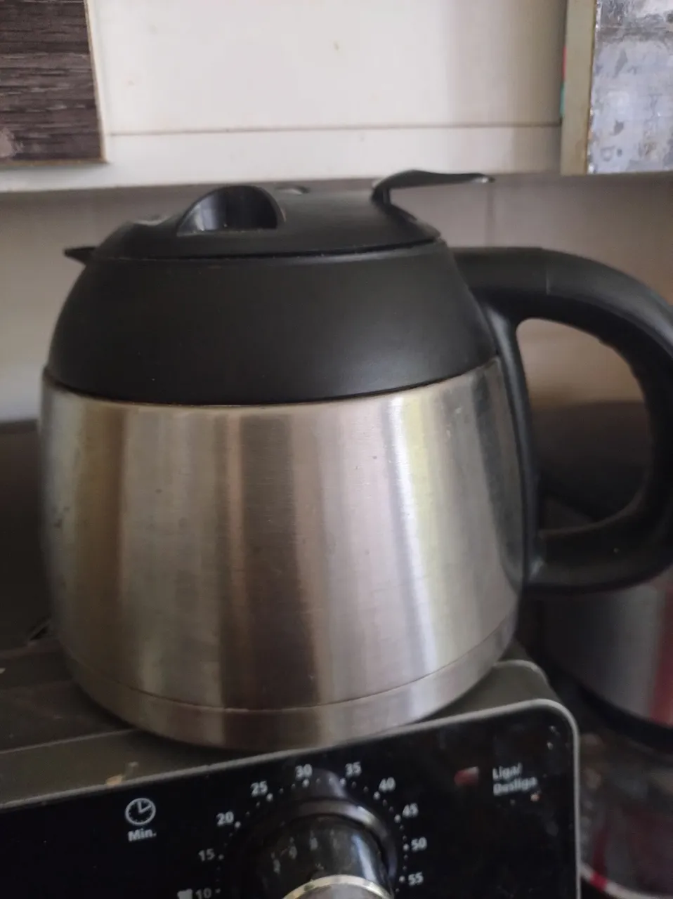 Jarra térmica para cafeteira Elétrica Inox Mundial Bella arome Thermo 20 xícaras