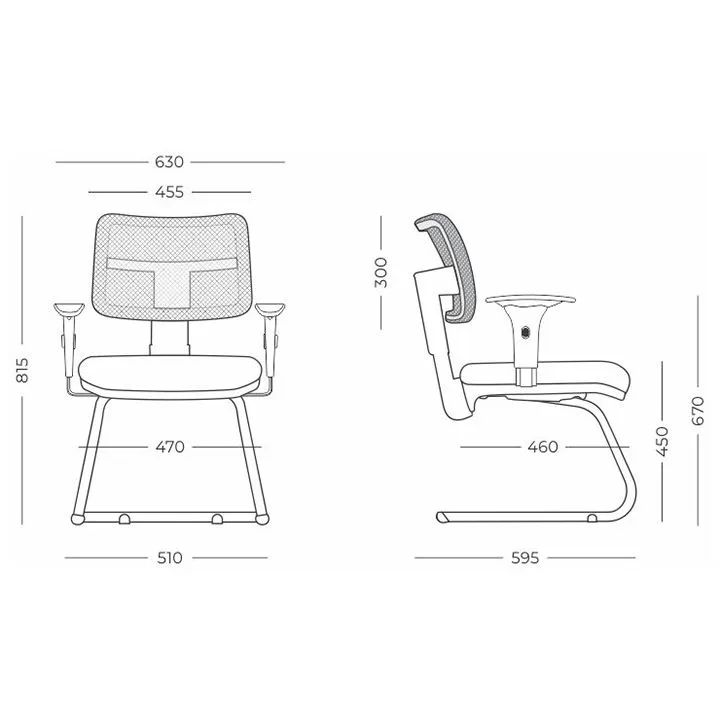 BAIXEI PARA VENDER  Cadeira de escritório com design moderno - Foto 5