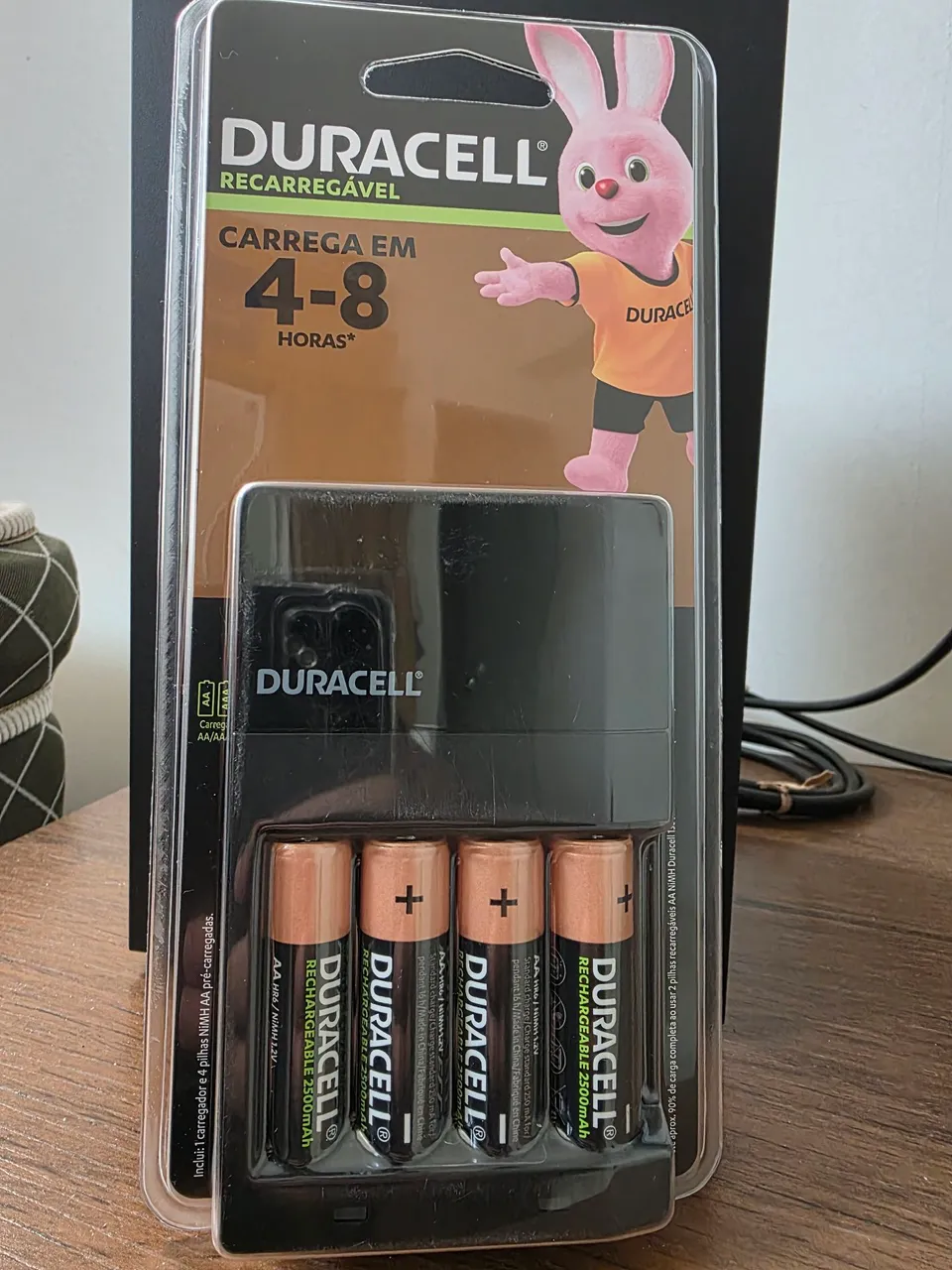 Carregador Duracell Recarregável AA - NOVO LACRADO