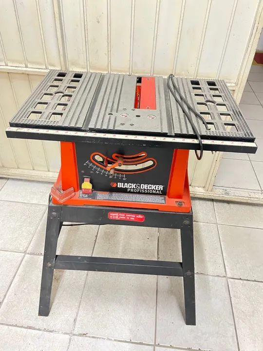 Serra de Mesa Black & Decker Professional - Foto 5