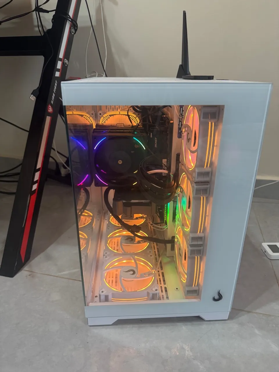 Pc Gamer Novo Alto Desempenho Ryzen 7 5700x3d + 3060 12GB