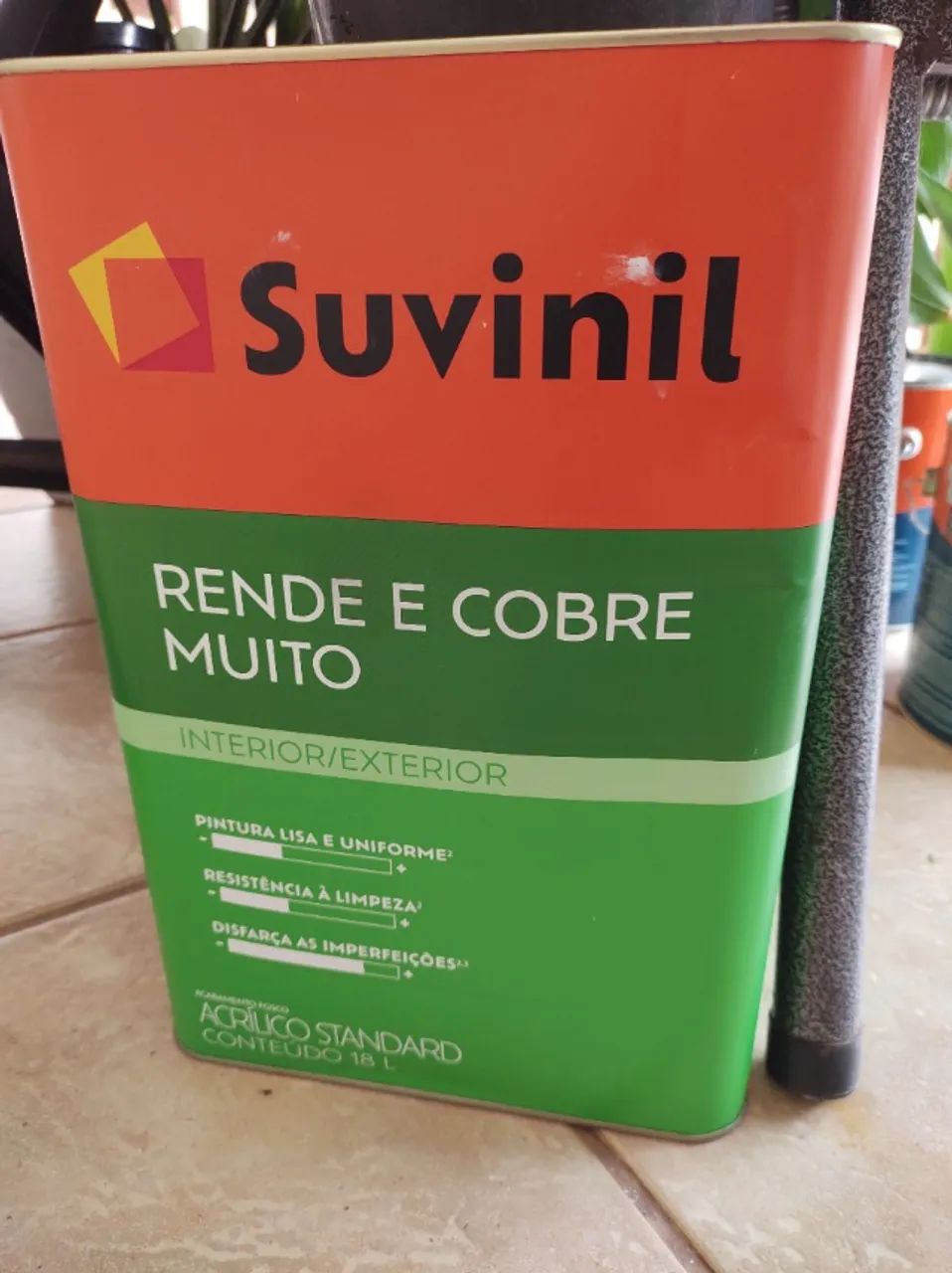 Tinta Suvinil cor fosco gelo