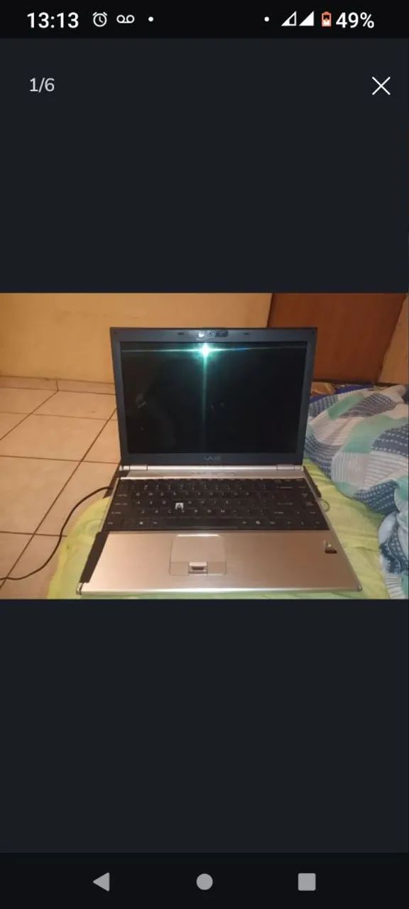 Notebook VAIO PCG 6N1L  150,00