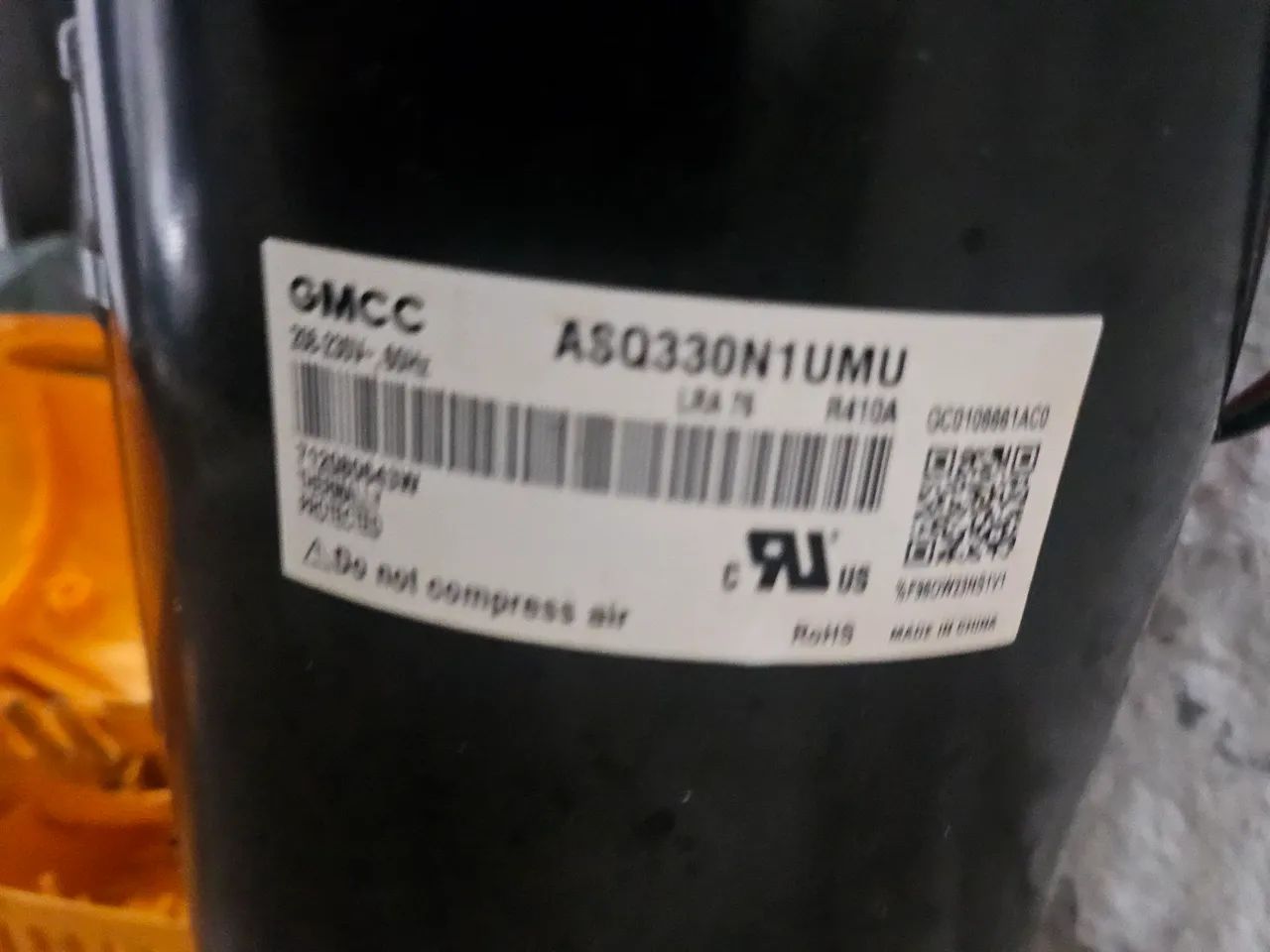 Compressor 36000btus r410a