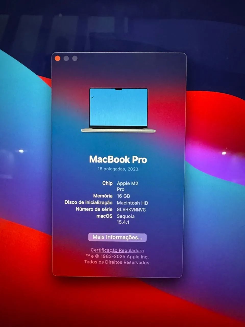 MacBook Pro M2 16 polegadas 512GB - 10x sem juros - Foto 4