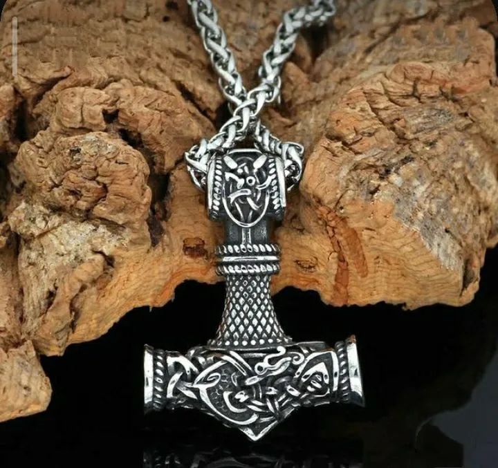 Colar Martelo de Thor de aço inoxidável- 12 Modelos - Estilo Viking - Foto 5