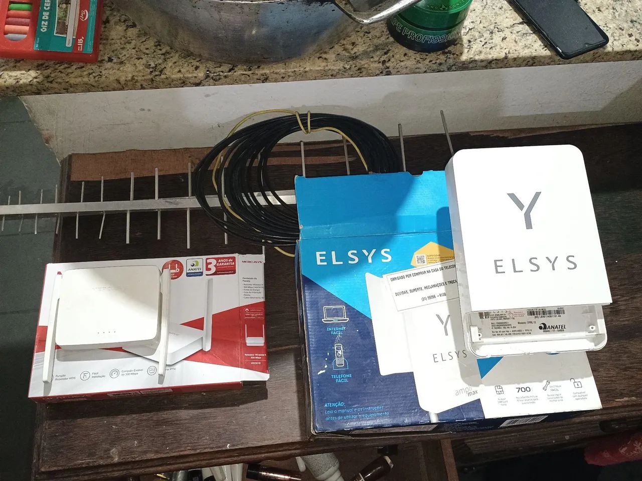 Amplimax 4G com roteador 