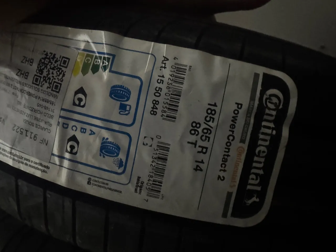 PNEU 185/65/14 ( 4 unidades ) novo