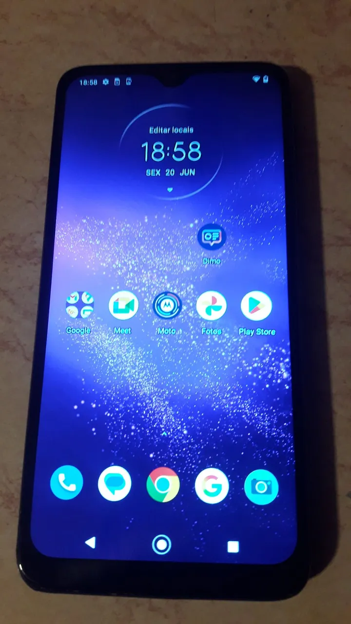 Moto one macro 64gb tela nova 250