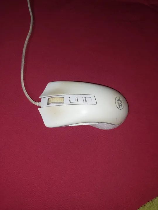 Mouse Gamer Redragon Cobra, Chroma RGB, 10000DPI, 7 Botões, Lunar White - M711W