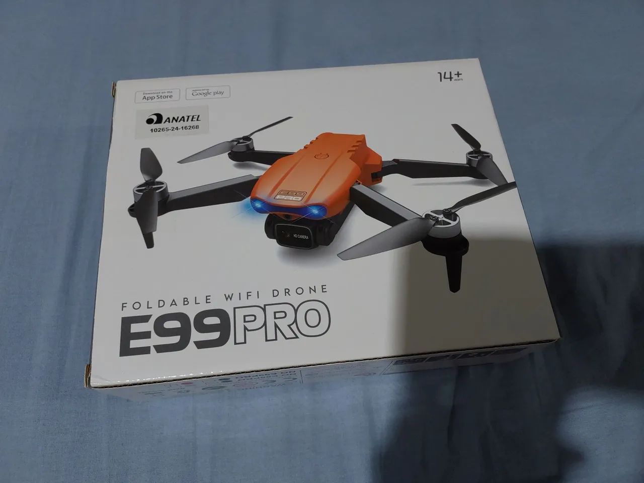 Drone E99 PRO - Dobrável e com Wi-Fi novo na caixa